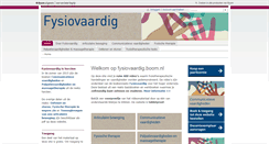 Desktop Screenshot of fysiovaardig.boom.nl
