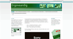 Desktop Screenshot of ergovaardig.boom.nl